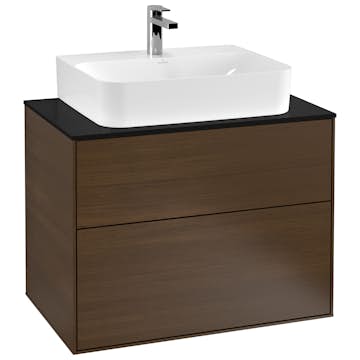 Tvättställsskåp Villeroy & Boch Finion med 2 Lådor och Bänkskiva för Centrerat Tvättställ