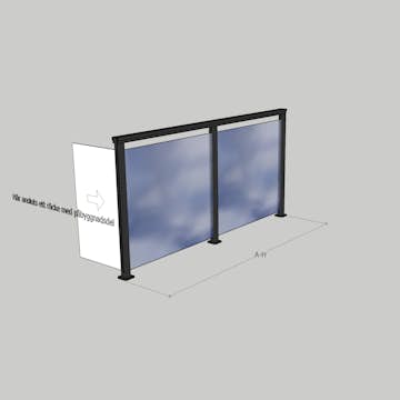 Glasräcke Novoroom Komplett Sektion A-H