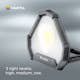 Arbetsbelysning Varta Work Flex Stadium Light Uppladdningsbar IP54