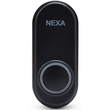 Dörrklocka Nexa Tryckknapp Svart MLT-1925