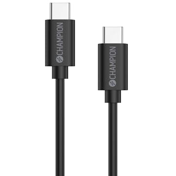 USB-C Kabel Champion 60W 3m Svart