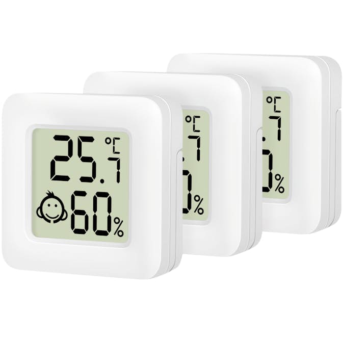 Digital Mini-termometer/hygrometer LogiLink 3-pack