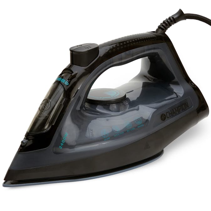 Ångstrykjärn Champion Ceramic 2400W SJ500 för Klädvård, Svart