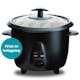 Riskokare Champion Mini Ceramic 0,6L 300W RK400 PFAS-fri Svart
