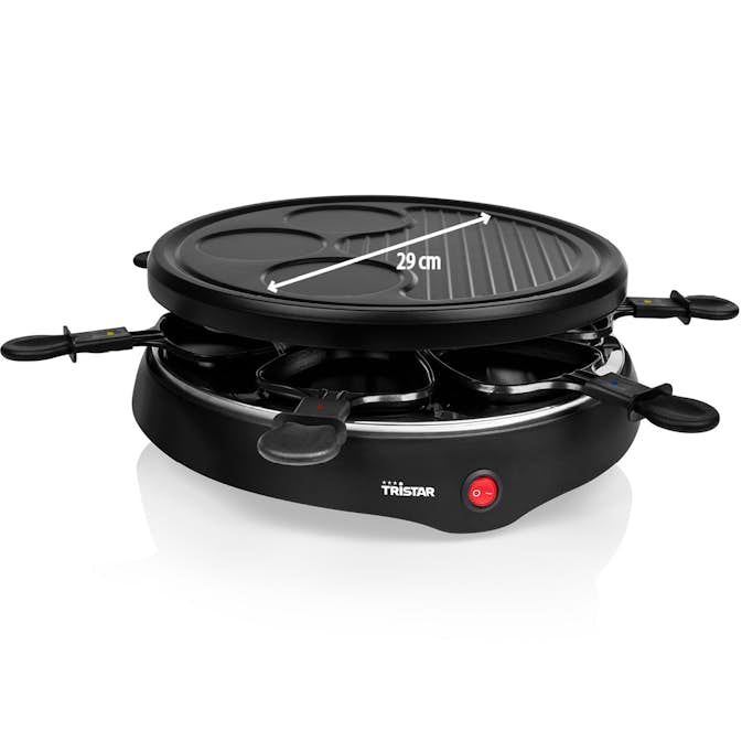 Raclettegrill Tristar 4-i-1 RA-2998 för 6 Pers - Svart