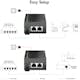 Smart Switch LogiLink Gigabit PoE++ Injector 60W Kompatibel IEEE802.3