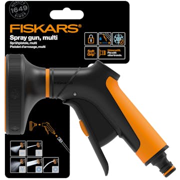 Bevattning Fiskars Slangkoppling Multifunktionell Sprinklerpistol