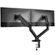 Monitorfästen LogiLink Dubbelarmad Monitorarm med Fjäder 17"-32" Svart