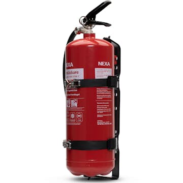 Brandsläckarhållare Nexa FH-006 för 6kg Pulversläckare - Svart