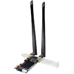 Trådlöst Nätverkskort LogiLink PCI Express Wi-Fi 6E AX5400 + BT 5.2 för Hemelektronik