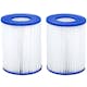 Patronfilter Bestway Flowclear Filter Typ II 2-pack för Poolrengöring