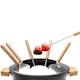 Fondueset Princess Pure Bamboo 1,5L 8 st Pinnar
