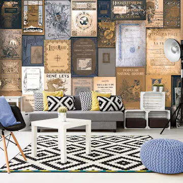Fototapet Arkiio Literary Mosaic