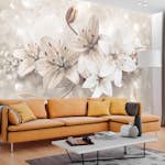 Fototapet Arkiio Självhäftande Diamond Lilies