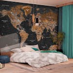 Fototapet Arkiio World: Stylish Map