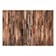 Fototapet Arkiio Självhäftande Wooden Curtain Brown