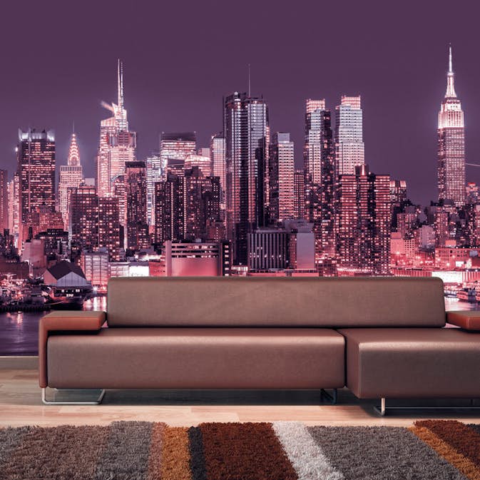 Fototapet Arkiio NYC Purple Nights