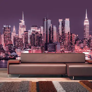 Fototapet Arkiio NYC Purple Nights