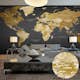 Fototapet Arkiio Självhäftande World Map Modern Geography II 490x280