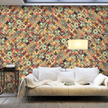 Fototapet XXL Arkiio Rainbow Mosaic 500x280 cm