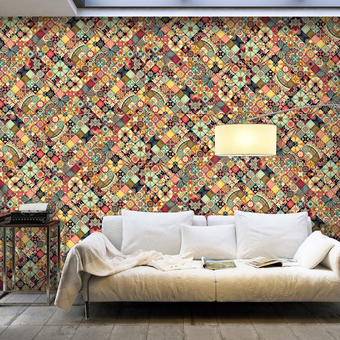 Fototapet XXL Arkiio Rainbow Mosaic 500x280 cm