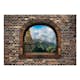 Fototapet Arkiio Självhäftande Stony Window Mountains