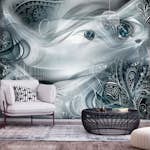 Fototapet Arkiio Självhäftande Autumn Evenings Turquoise