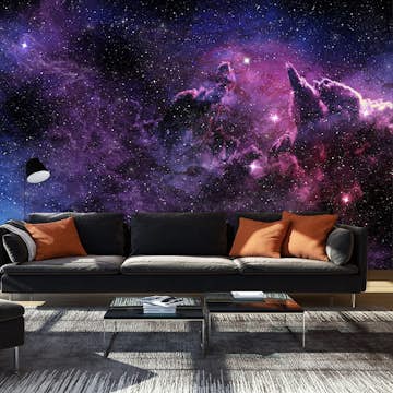 Fototapet Arkiio Självhäftande Purple Nebula