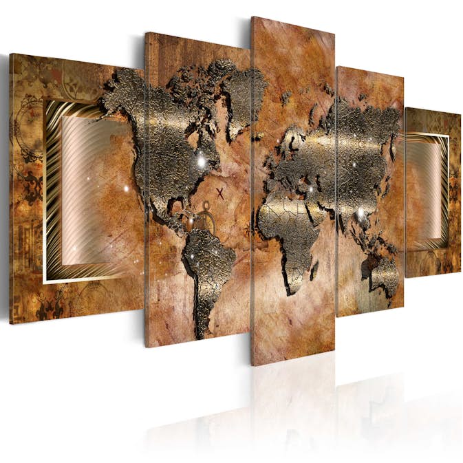 Akrylglastavla Arkiio Steel Map