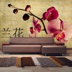 Fototapet Arkiio Japanese orchid 450x270 cm