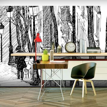 Fototapet XXL Arkiio stairs Montmartre 550x270 cm