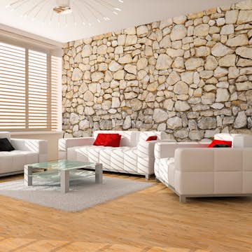 Fototapet XXL Arkiio visuell illusion sten 550x270 cm