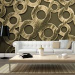 Fototapet XXL Arkiio Ringar gjorda av gamla brons 550x270 cm