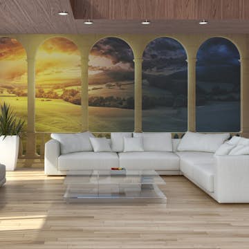 Fototapet XXL Arkiio Dream about magical fields 550x270 cm