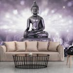 Fototapet Arkiio Självhäftande Amethyst Buddha