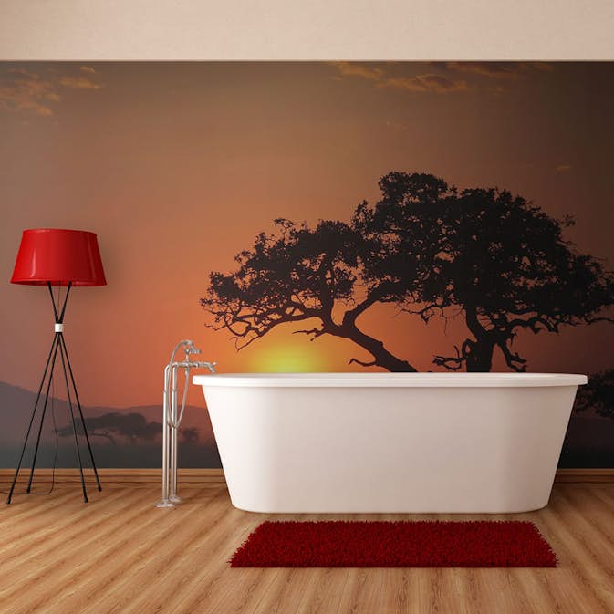 Fototapet Arkiio Afrika: Solnedgång