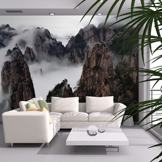 Fototapet Arkiio Hav Av Moln I Huangshan Mountain, Kina
