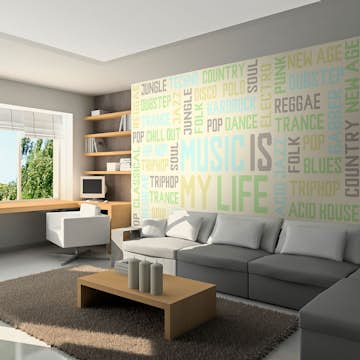 Fototapet Arkiio Blandning Av Musikstilar