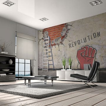 Fototapet Arkiio The Invisible Hand Of The Revolution