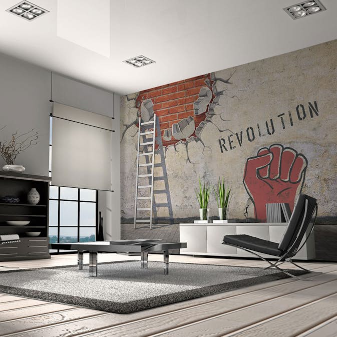 Fototapet Arkiio The Invisible Hand Of The Revolution