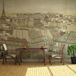 Fototapet Arkiio Farväl Paris!