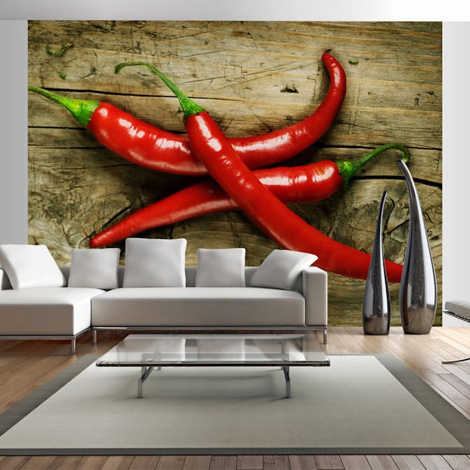 Fototapet Arkiio Spicy Chili Peppers