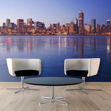 Fototapet Arkiio Icy Downtown Chicago