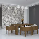 Fototapet Arkiio Äng Svart Och Vitt