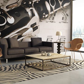 Fototapet Arkiio Clarinet And Music Notes