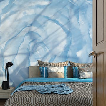 Fototapet Arkiio Ros Blå