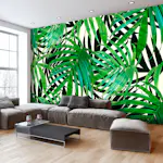 Fototapet Arkiio Självhäftande Tropical Leaves