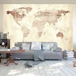 Fototapet Arkiio Självhäftande Precious Map