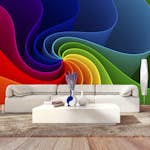 Fototapet Arkiio Självhäftande Colorful Pinwheel