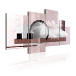 Tavla Arkiio Abstraktion Med En Pärla 80x45